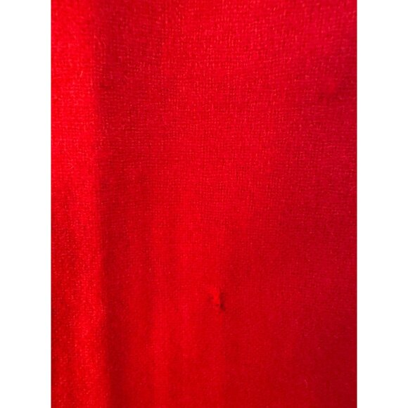 Vintage Pendleton Red Scarf with Fringe Made in USA - Picture 4 of 9